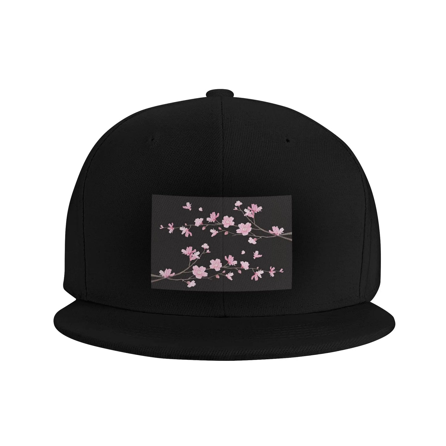 Cherry Blossom Floral Plant Pattern Snapback Cap