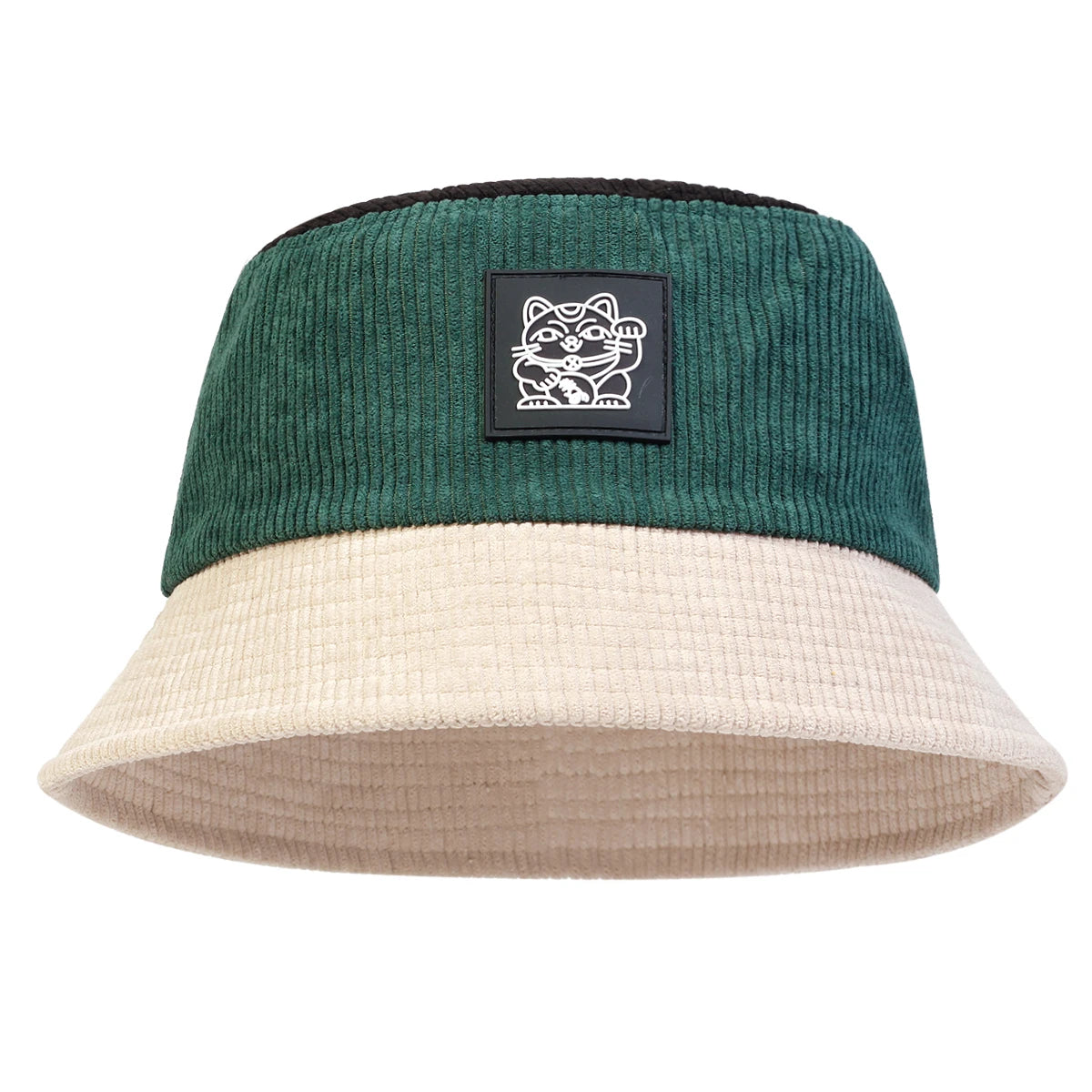 Unisex Cat Embroidery Personality Bucket Hats