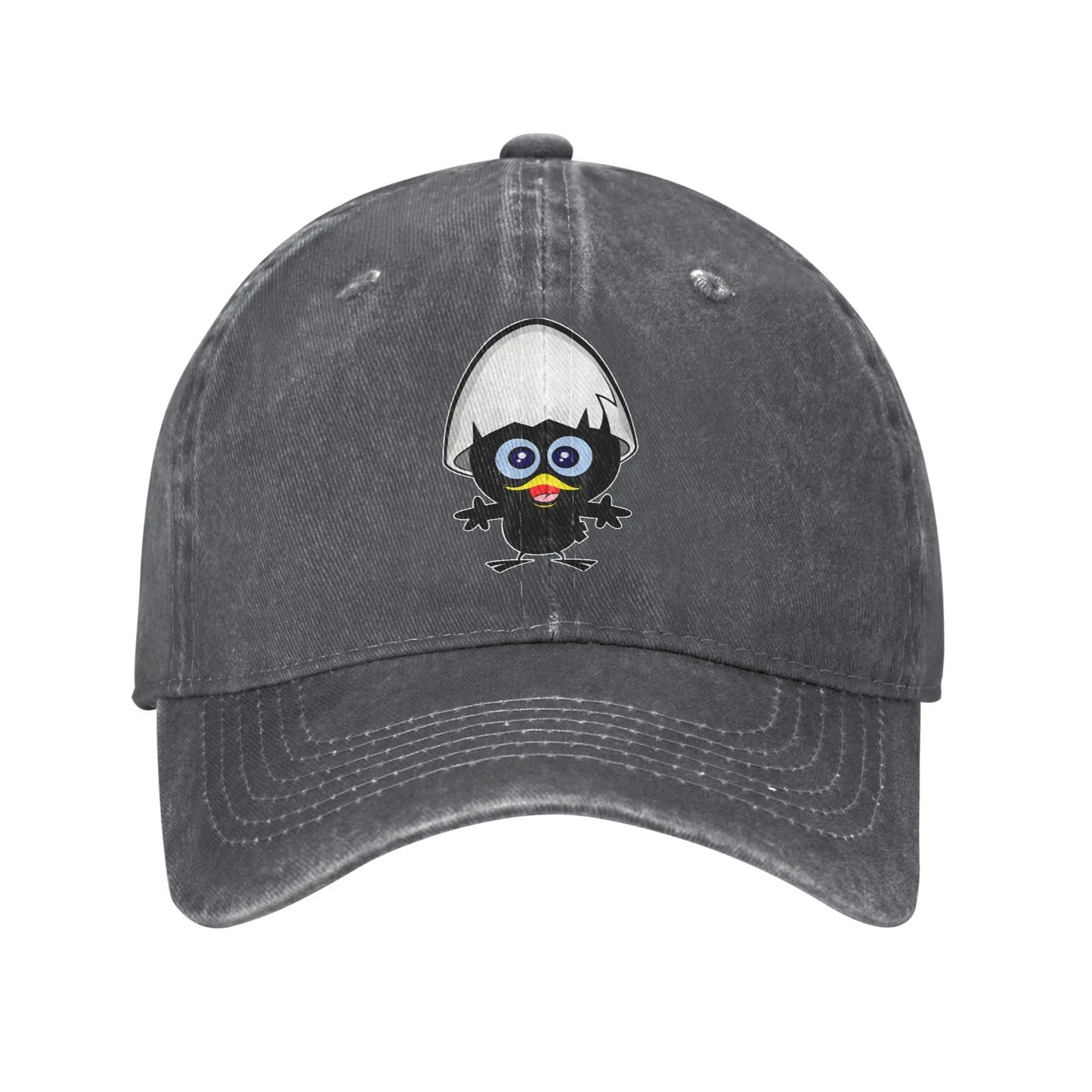 Calimero Washed Denim Hip Hop Adjustable Baseball Cap