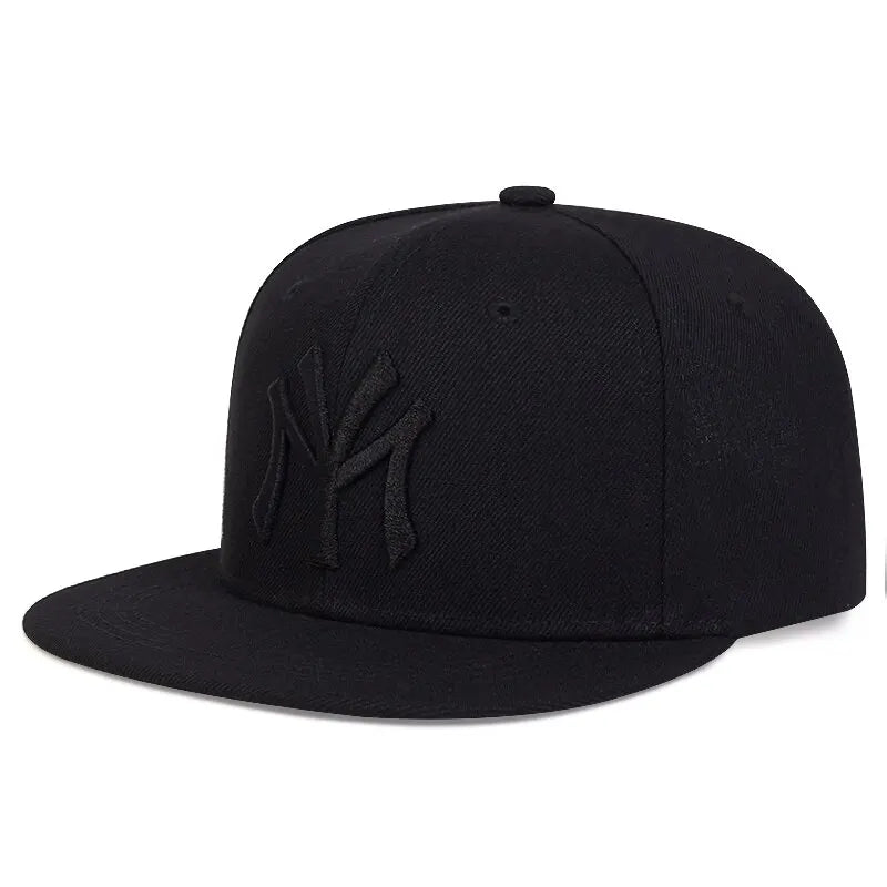 Letter Embroidery Hip Hop Adjustable Casual Snapback Cap