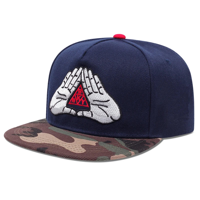 Palm BKNY Embroidery Snapback Hat Unisex