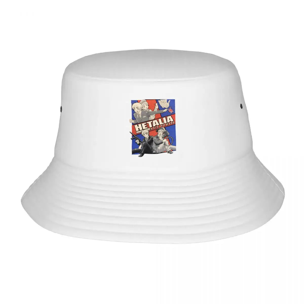 Hetalia UK Bros Retro Graphic Bucket Hat