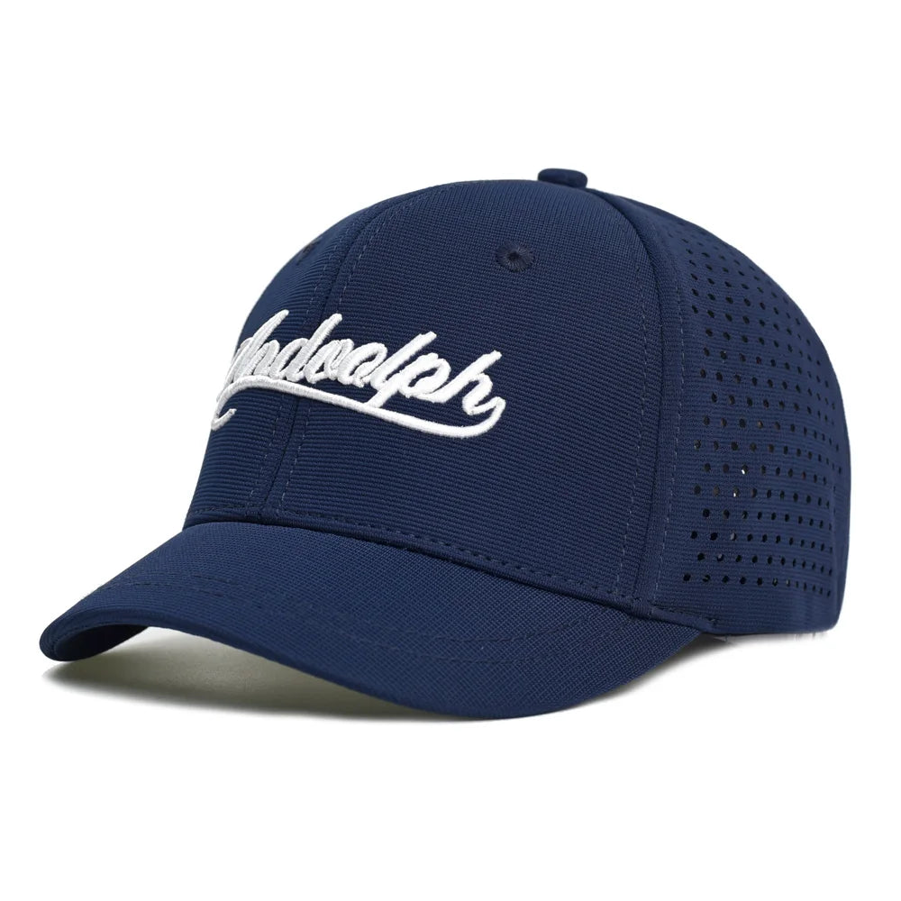 Mesh Short Brim Back Closed Baseball Cap