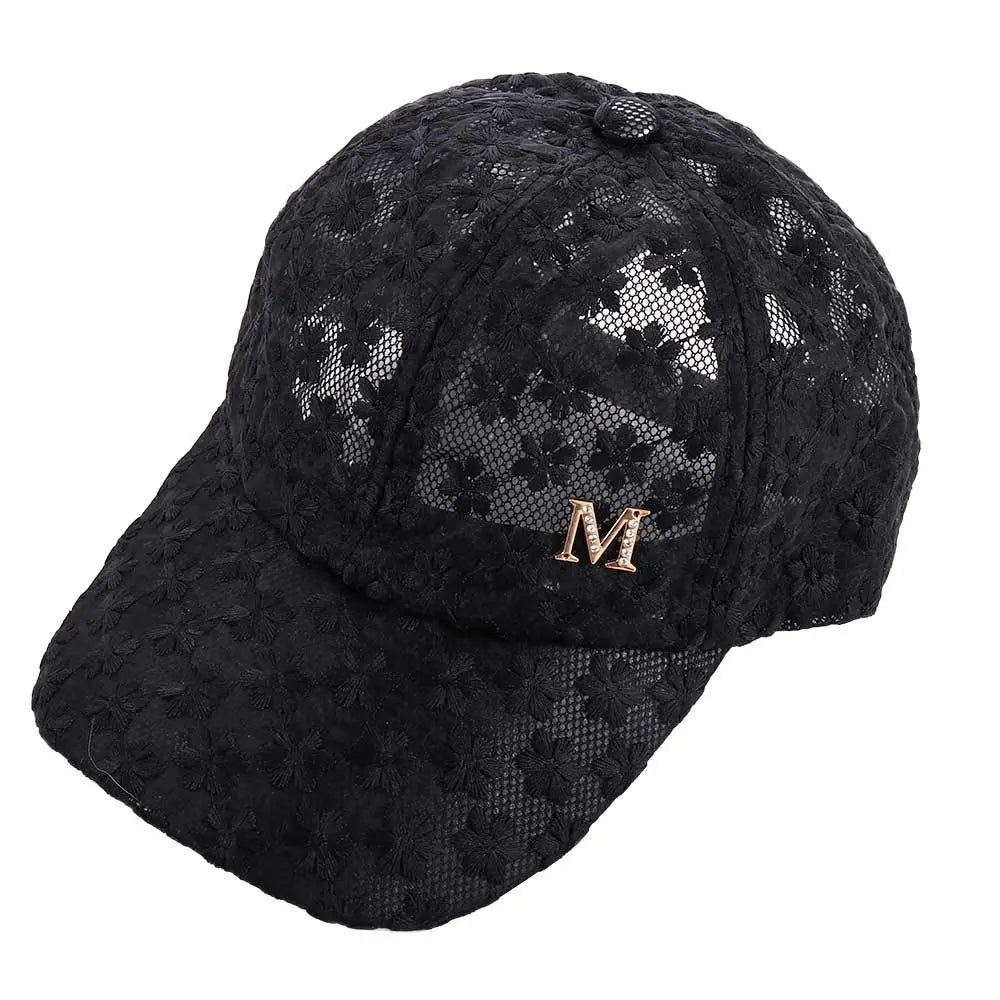 Korean Lace Flower Mesh Baseball Cap