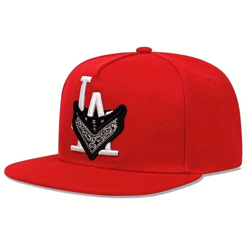 Unisex Los Angeles Embroidery Trucker Snapback Cap