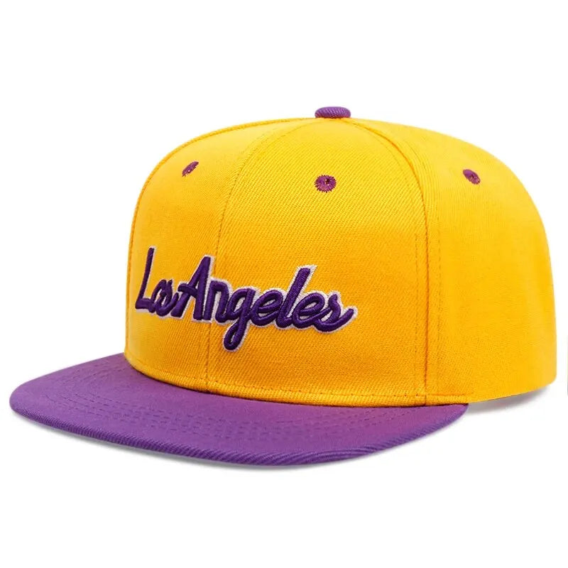 Los Angeles Embroidery Cotton Trucker Snapback