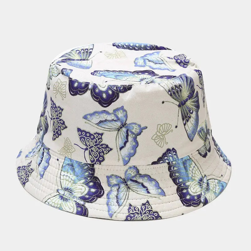 Unisex Butterfly Cartoon Bucket Hat