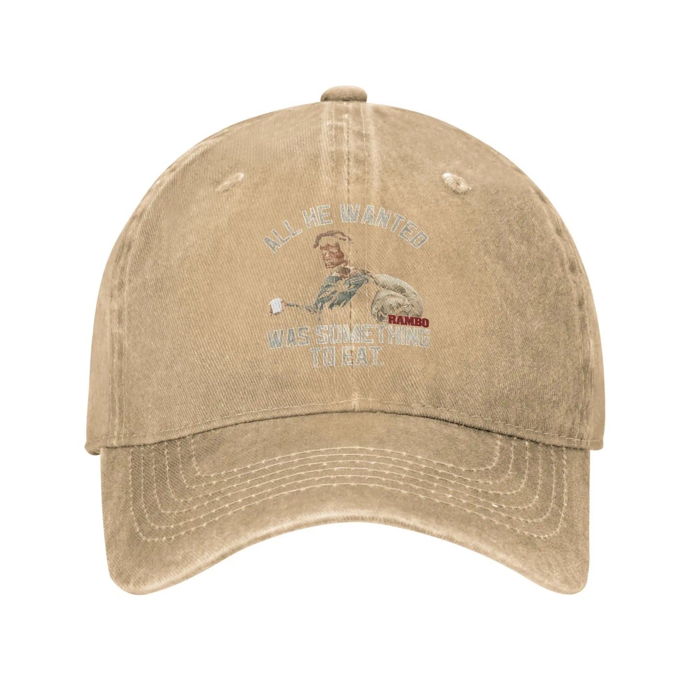 Vintage Distressed 1982 First Blood Rambo Baseball Cap