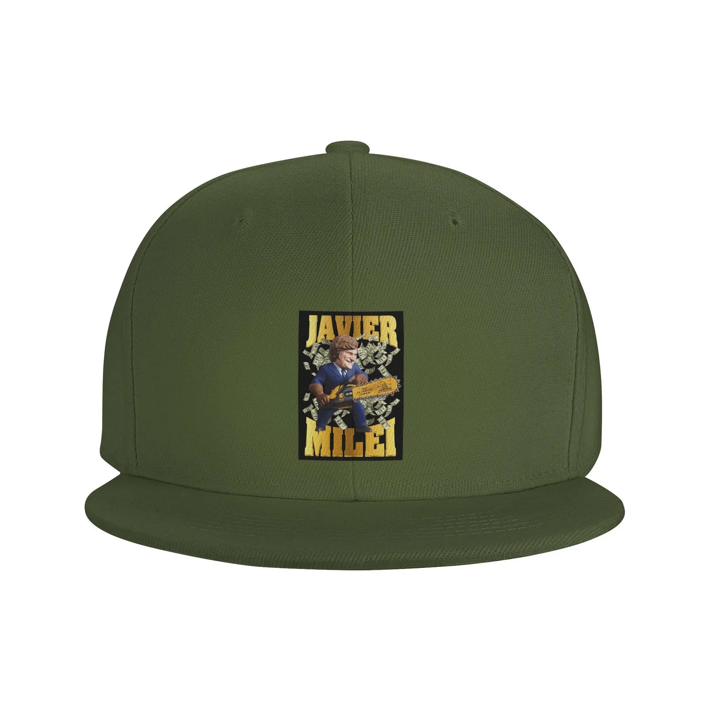 Javier Milei Currency Political Statement Snapback Cap