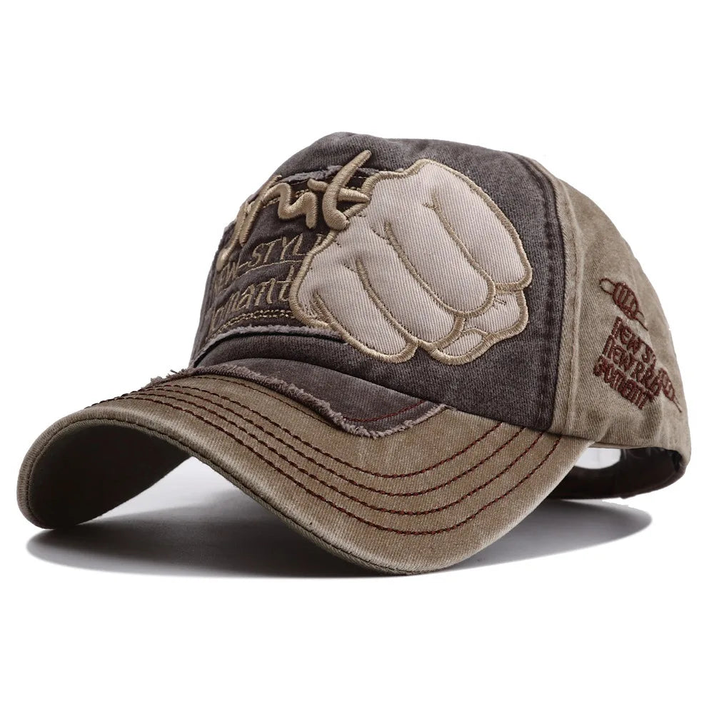 Luxury Embroidered Cotton Baseball Cap