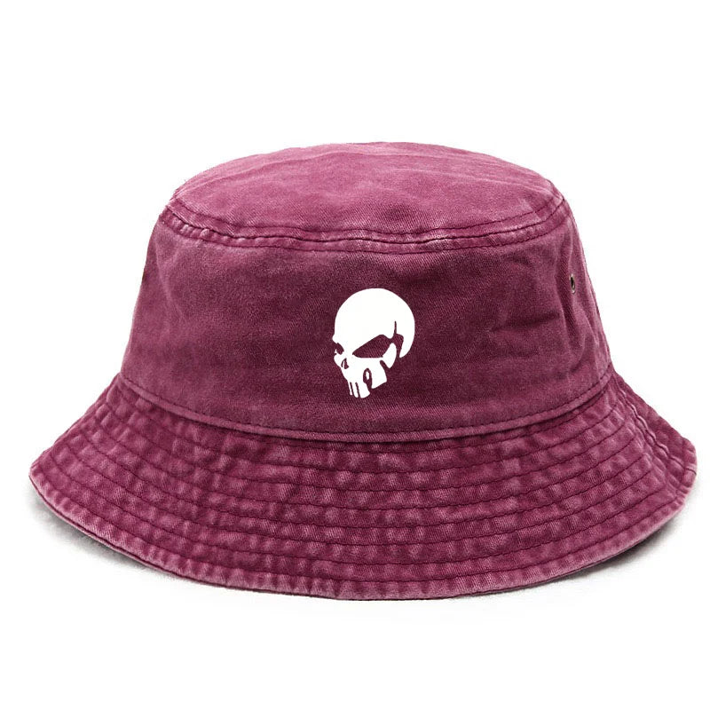 Men Vintage Bucket Hat Rock Gothic Style