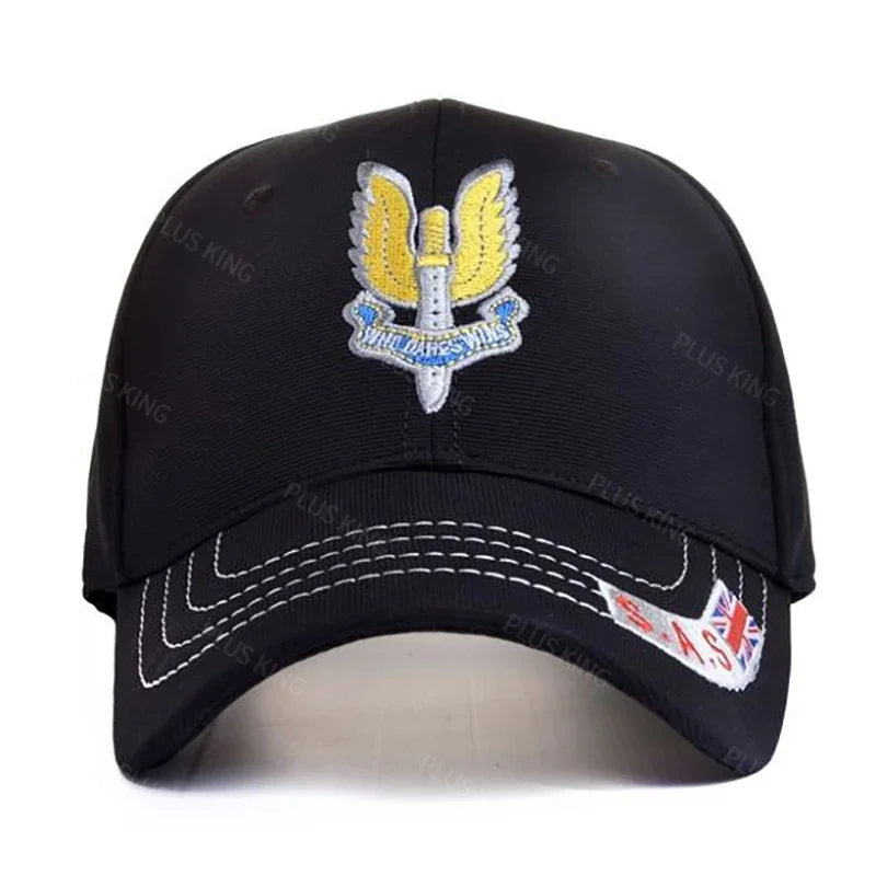Alpha Russia Veteran Black Snapback Cap