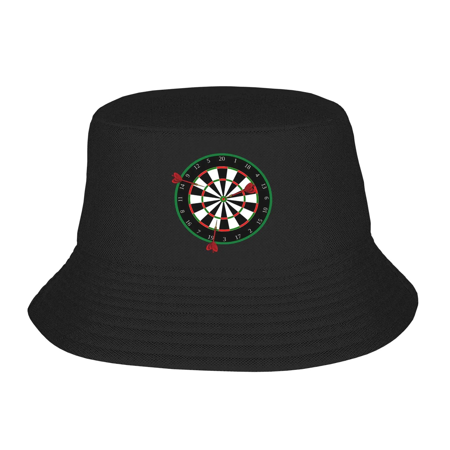 Dartboard Game Retro Graphic Bucket Hat
