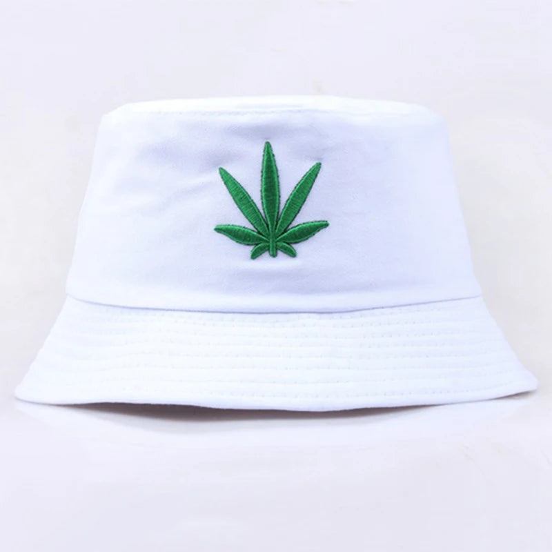 Maple Leaf Bucket Hat Hip Hop Casual Panama Hats