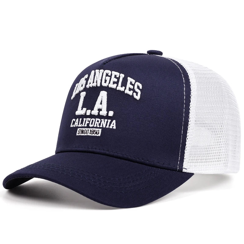 Los Angeles Embroidered Trucker Cap Unisex