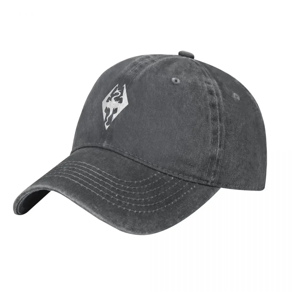 Skyrim Symbol Blue White Fashion Baseball Cap