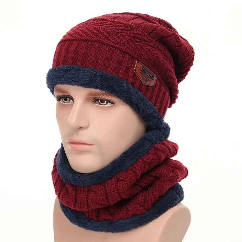 Knitted Wool Winter Beanie Hat