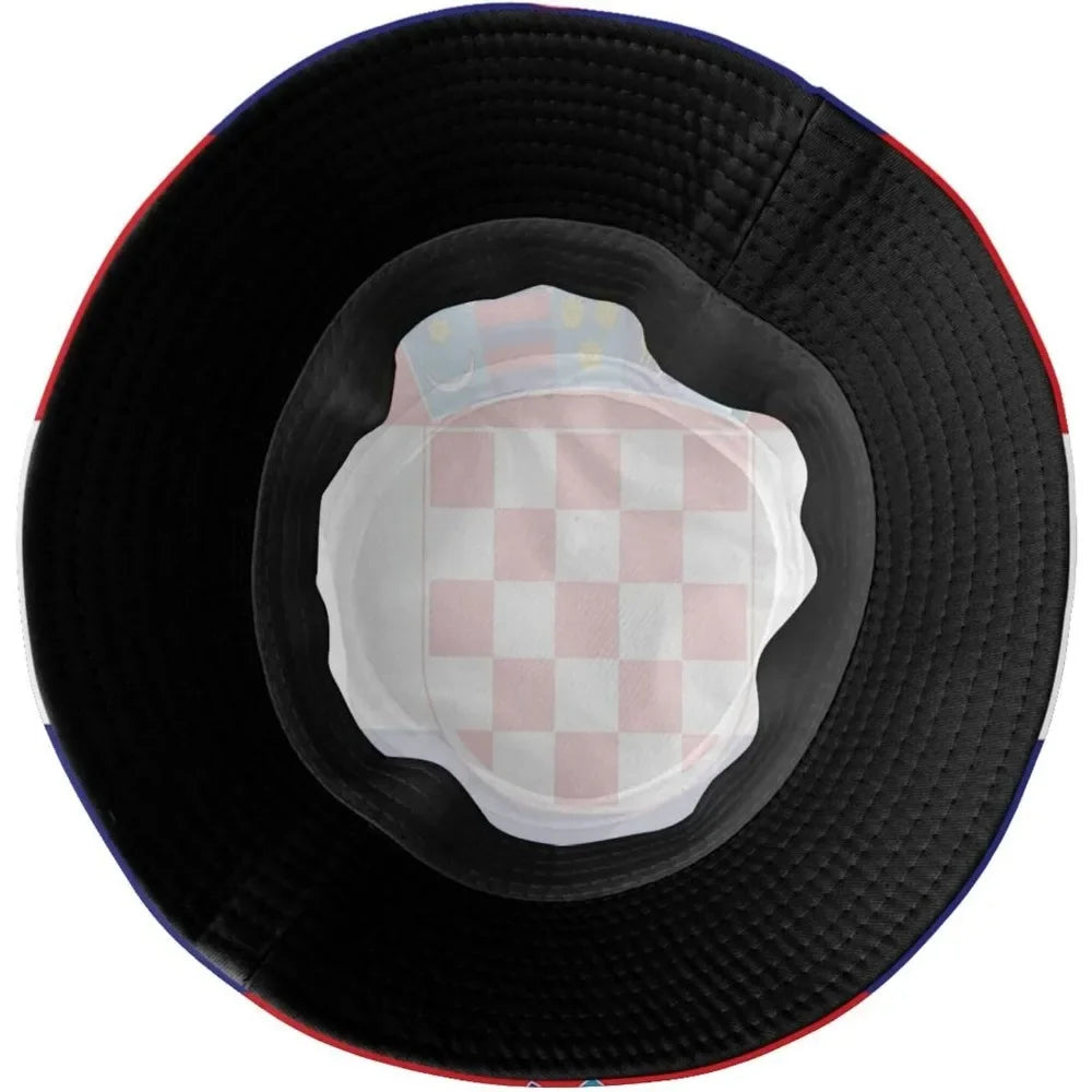 Croatia Flag Summer Bucket Hat