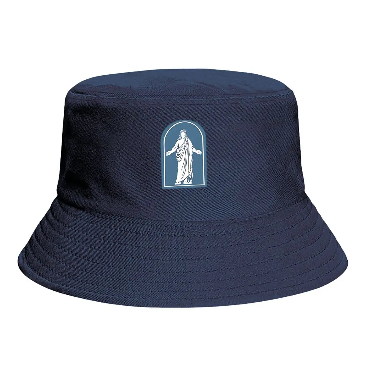 Welcoming Archway Serene Silhouette Design Bucket Hat