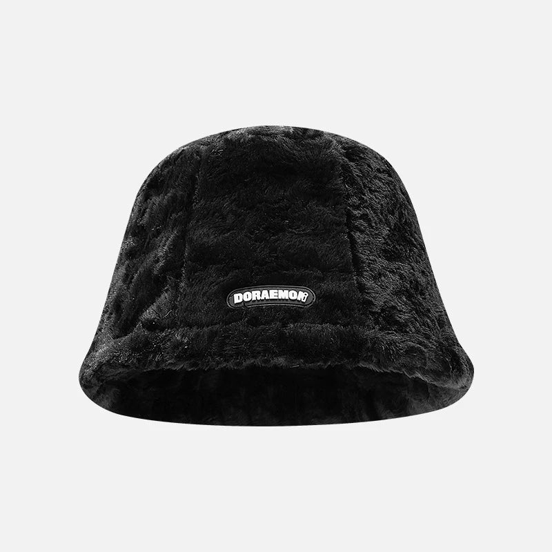 Warm Plush Furry Bucket Hat