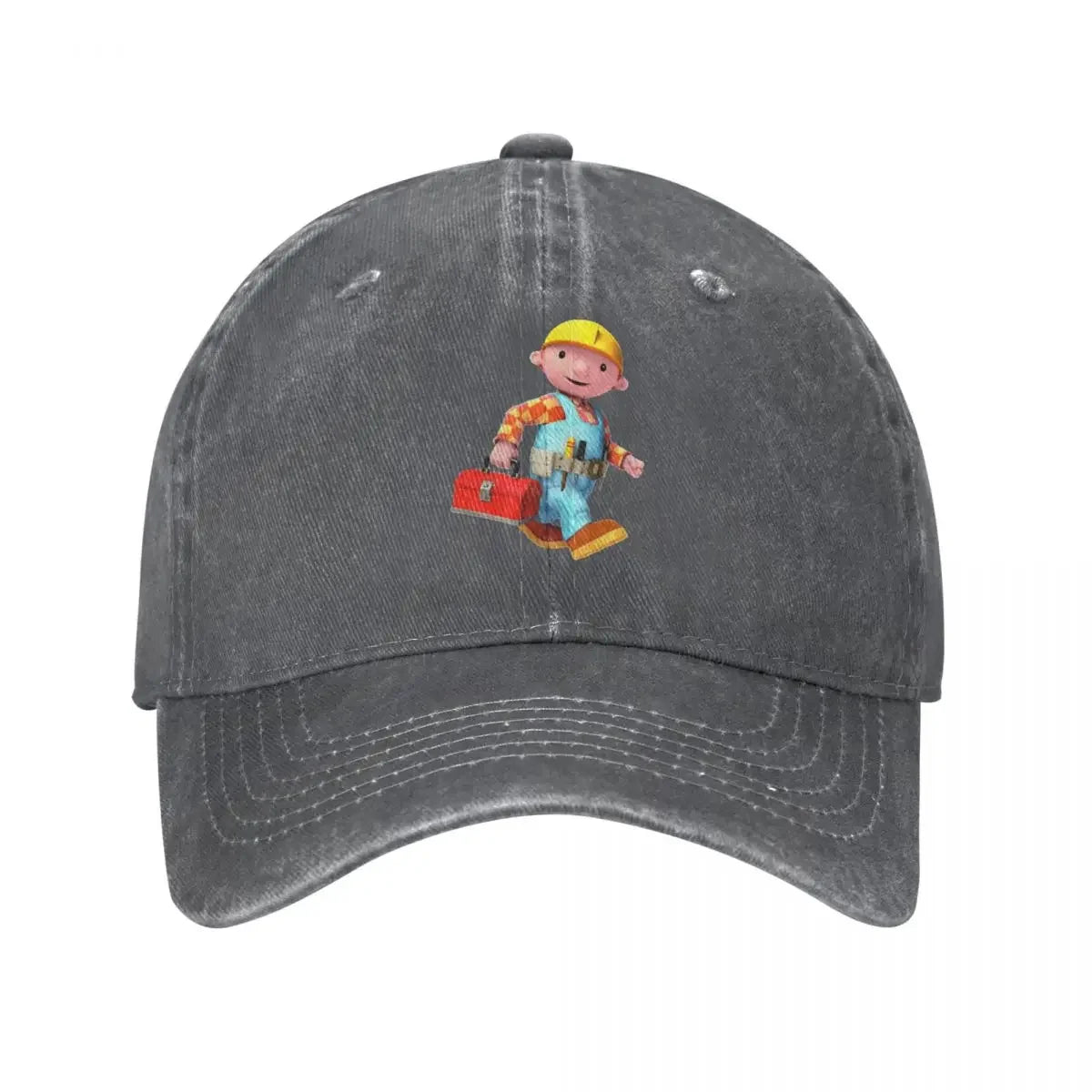 Bob The Builder Distressed Denim Baseball Hat