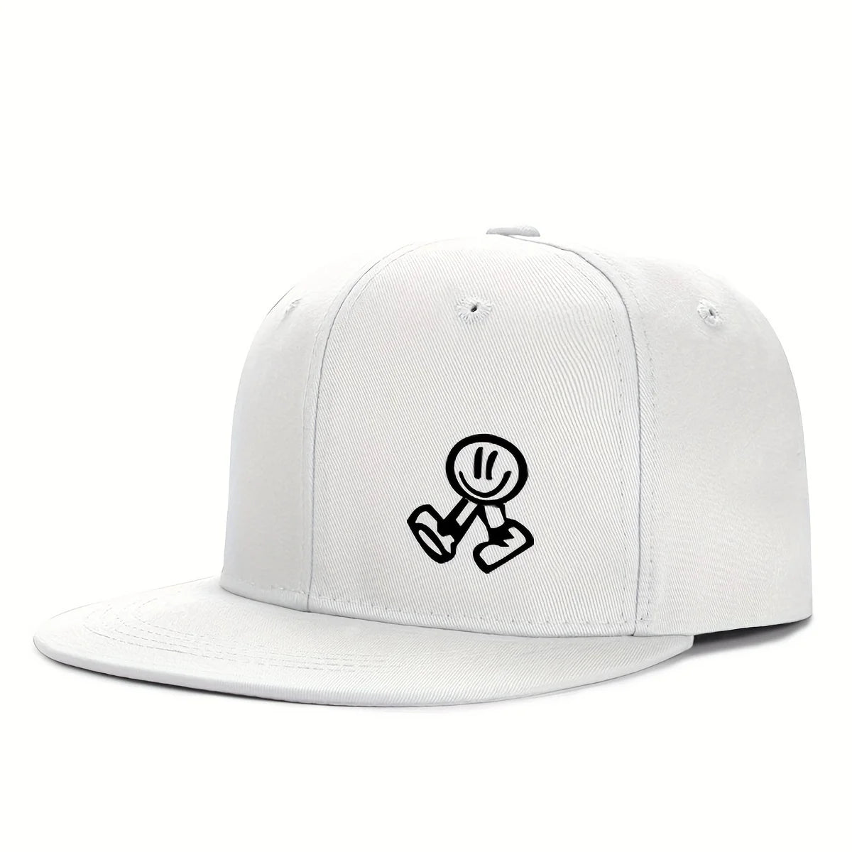 Unisex Wide Brim Hip-hop Breathable Flat Cap