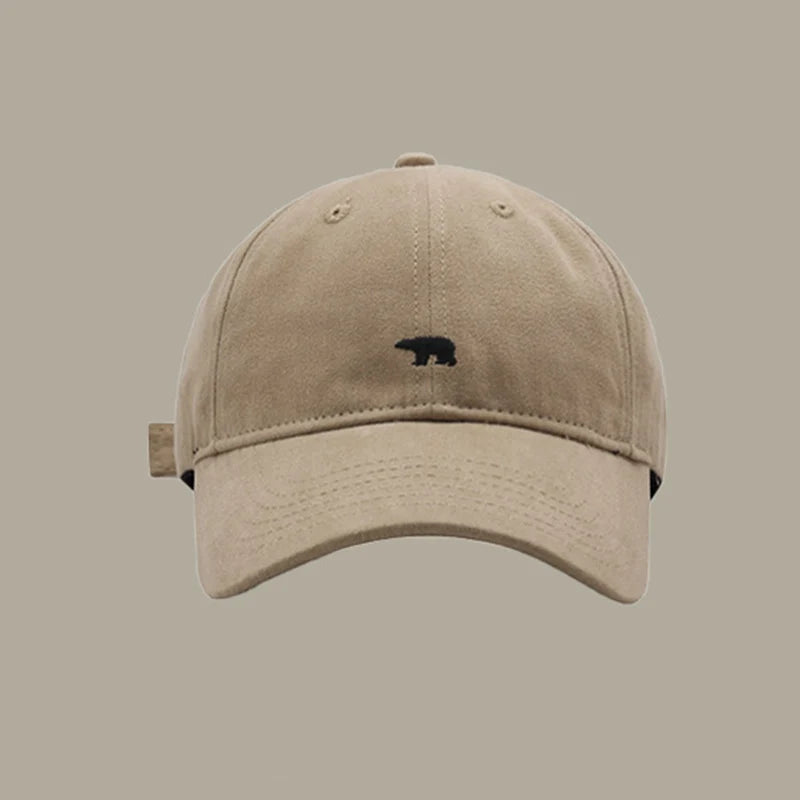 Korean Style Solid Embroidered Baseball Cap