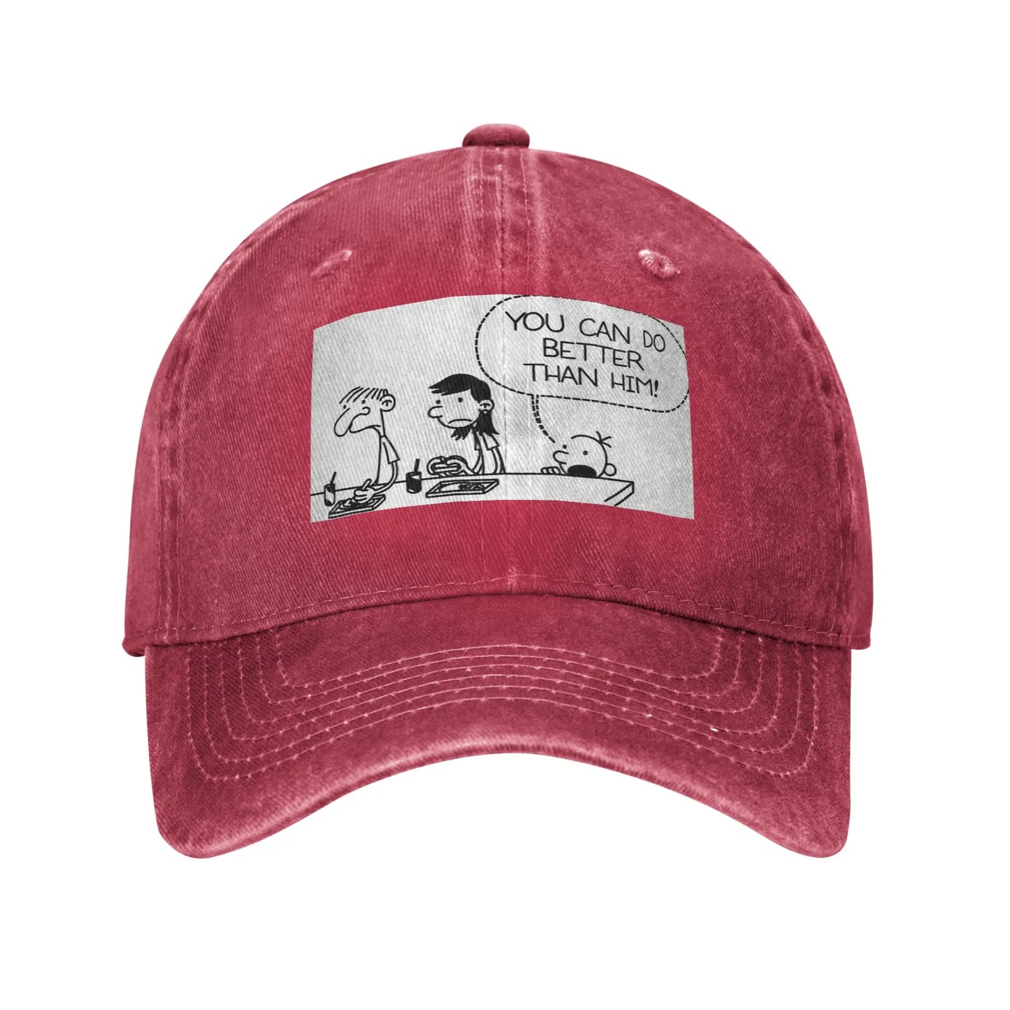 Diary Of Wimpy Kid Better Than Him Denim Baseball Cap