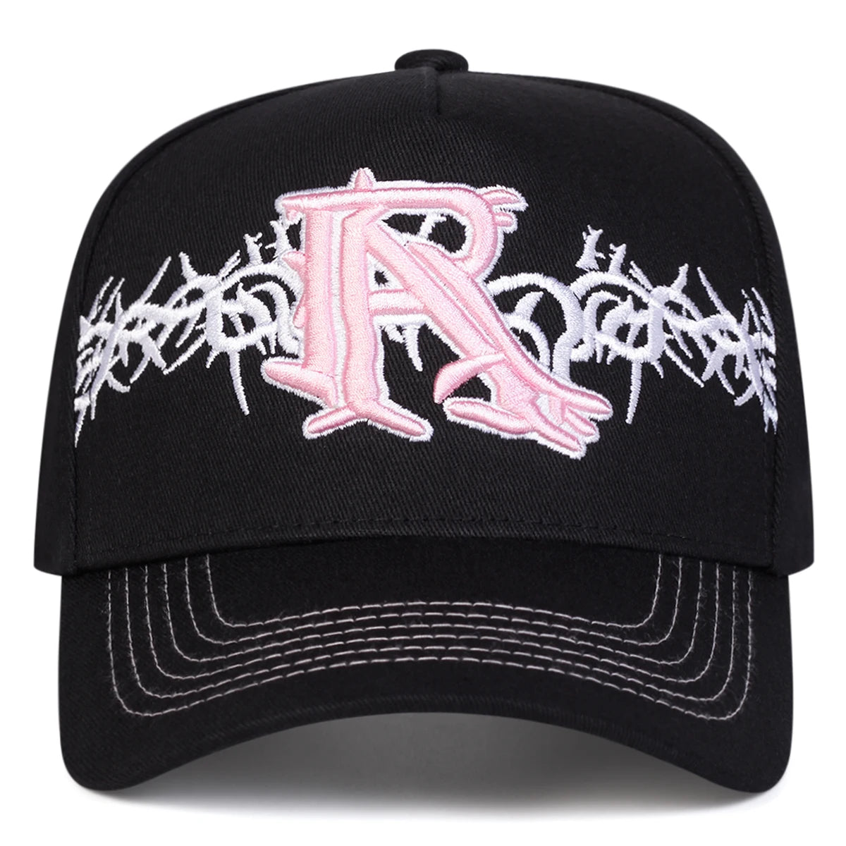 Unisex R Cross Embroidered Casual Outdoor Baseball Cap
