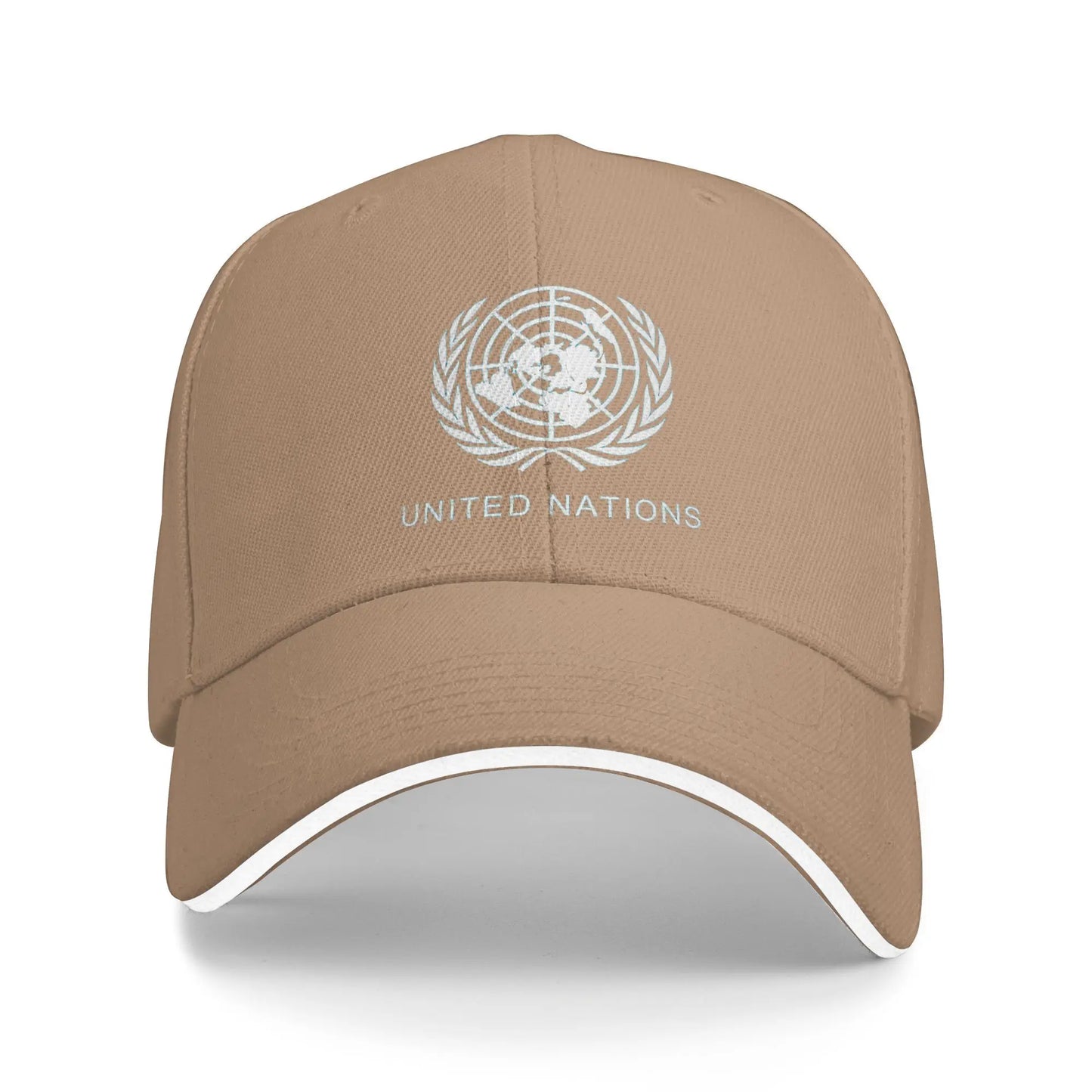United Nations Print Y2K Sport Baseball Cap