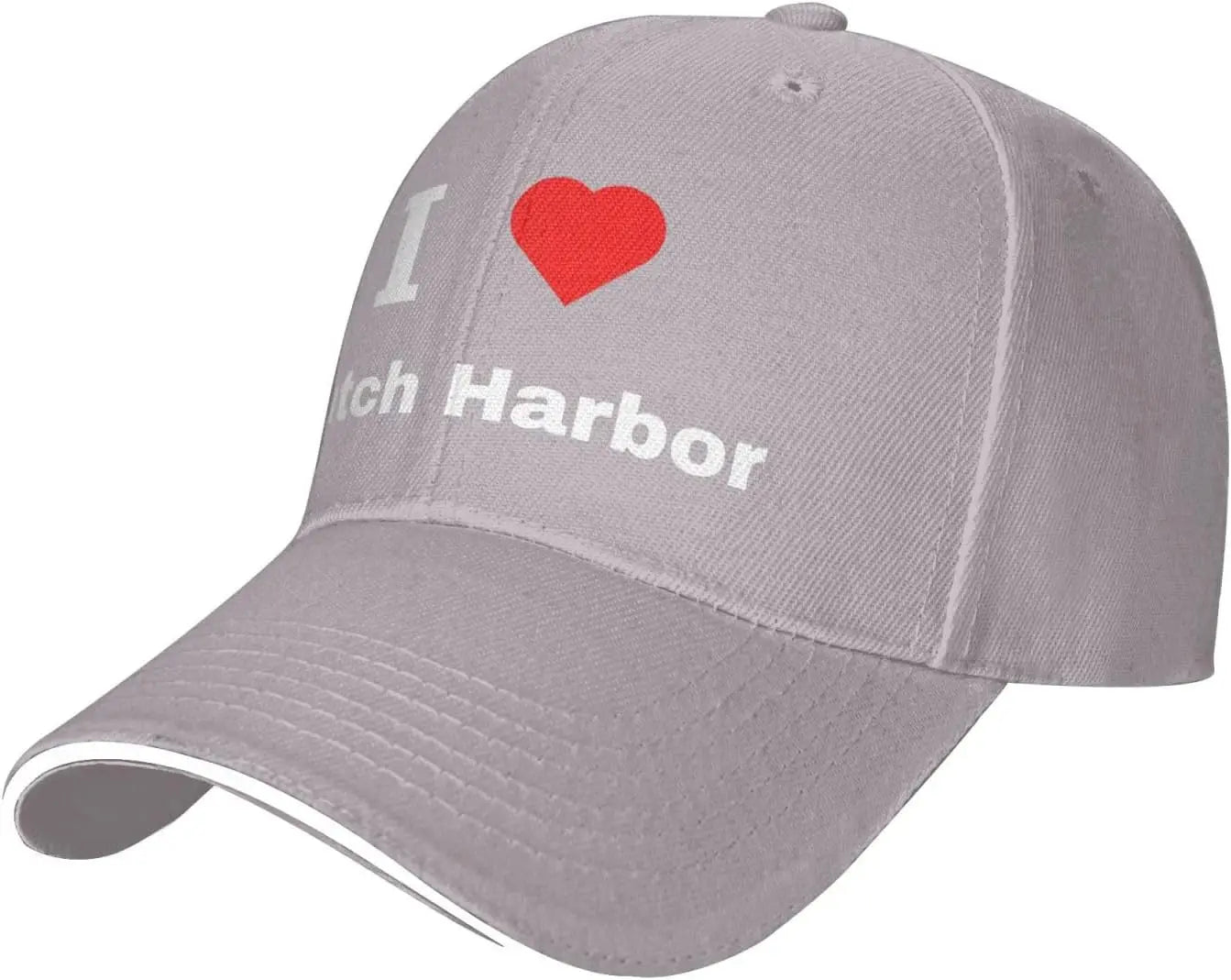 I Love Dutch Harbor Snapback Baseball Cap