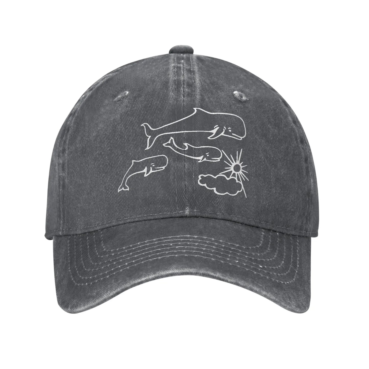 Whales And Sun Tattoo Extremoduro Baseball Cap