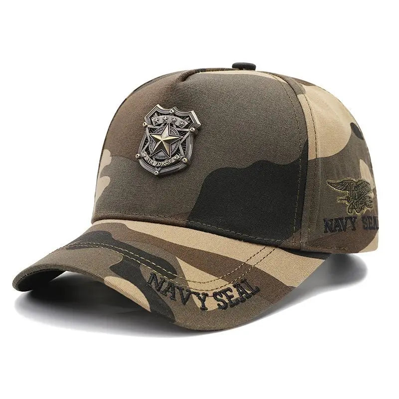 Metallic Camo Star Baseball Cap