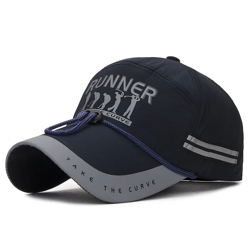 Men’s Long Brim Breathable Sports Baseball Cap
