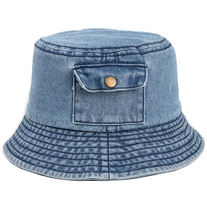Retro Washed Four Seasons Casual Bucket Hat