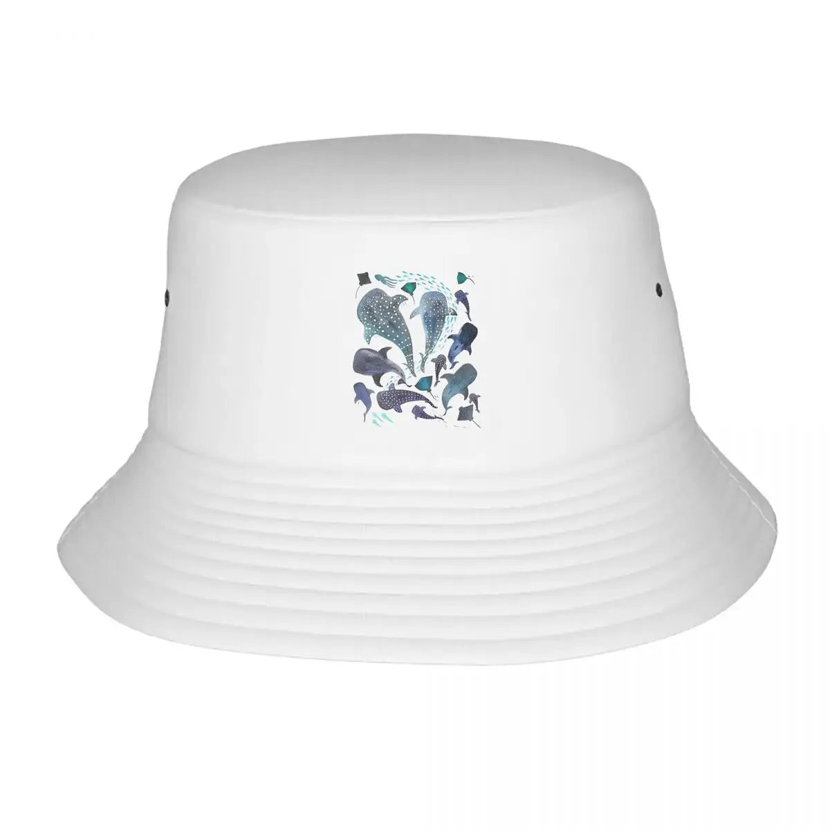 Whale Shark Heart Ocean Pattern Bucket Hat