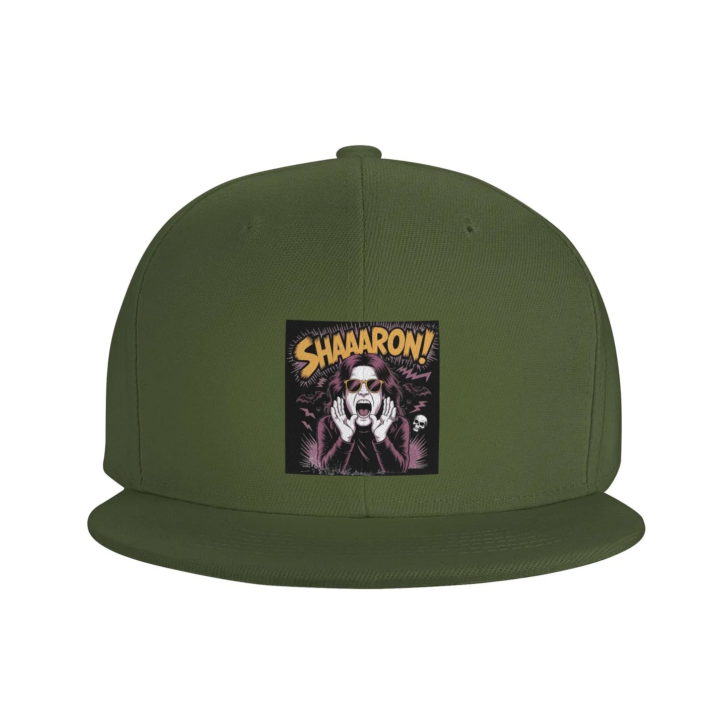 Ozzy Osbourne Sharon Meme Rock Graphic Snapback Cap