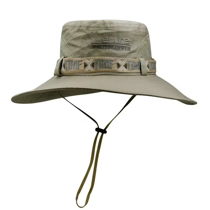 Wide Brim UV Protection Bucket Hat