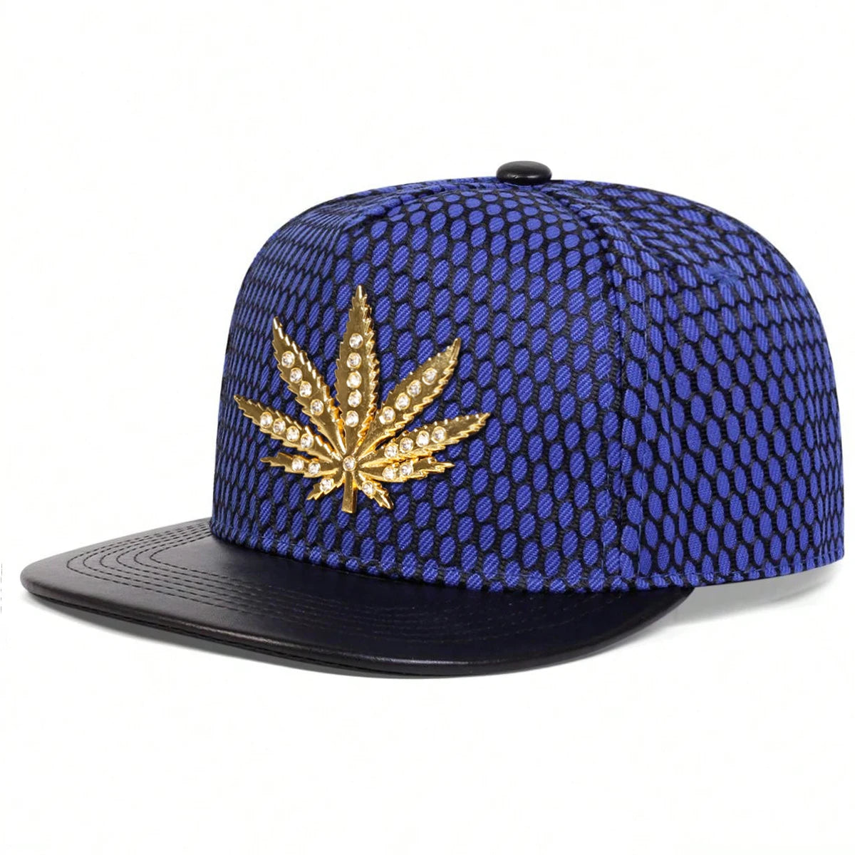 Diamond Hemp Leaf Baseball Cap