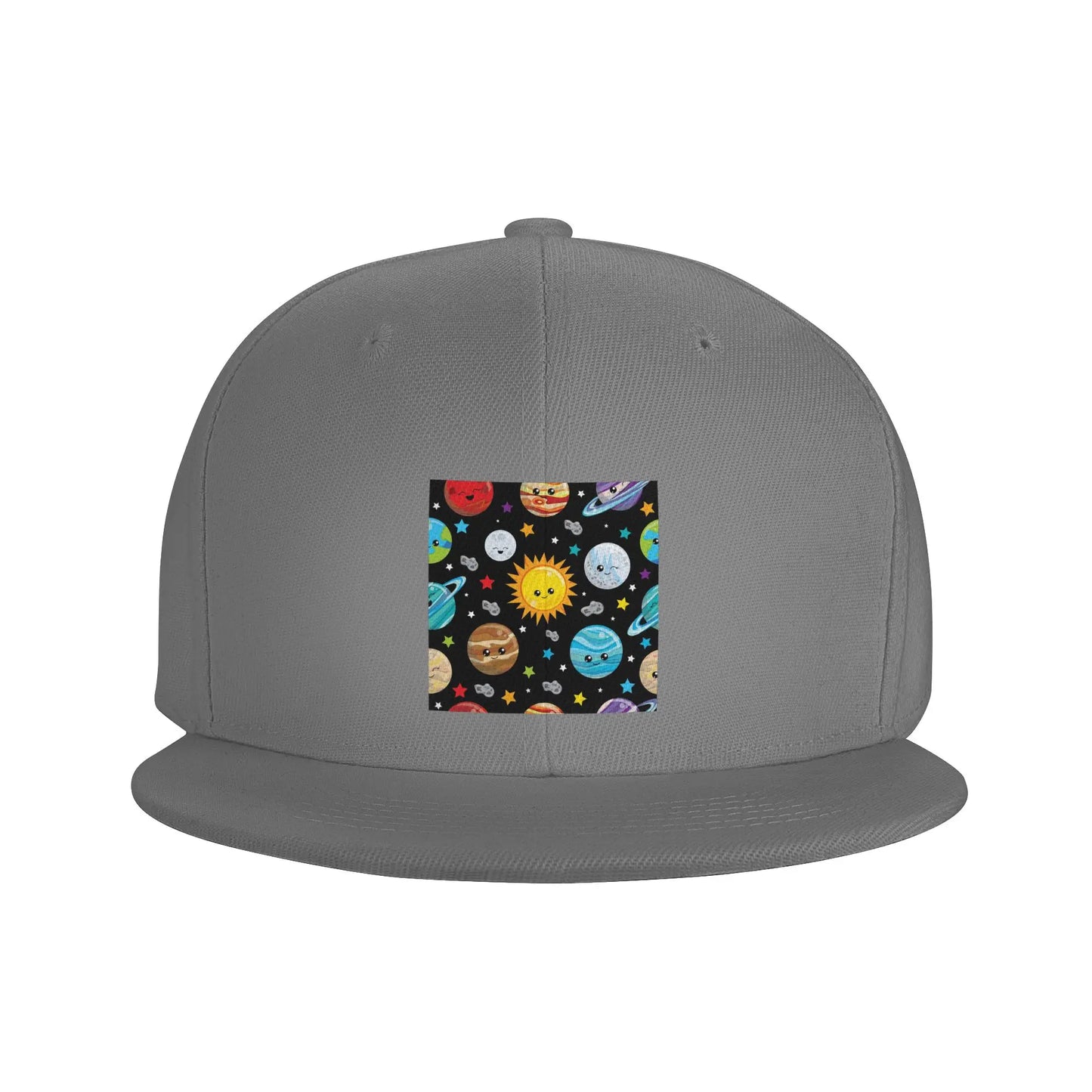 Kawaii Cute Solar System Planets Graphic Snapback Cap