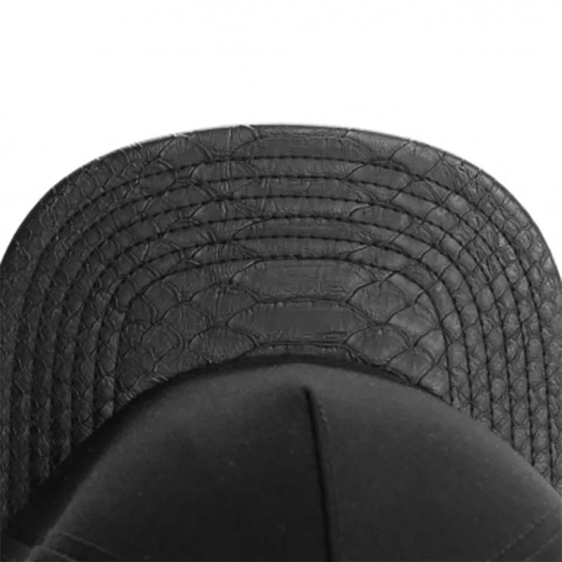 Luxury Leather Fashion Baseball Cap