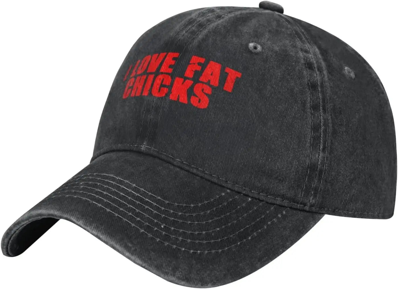 I Love Fat Chicks Retro Adjustable Baseball Cap