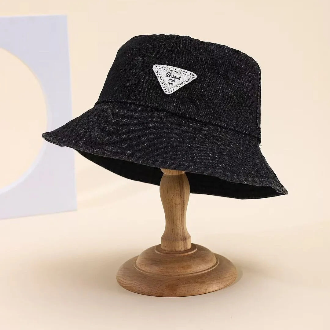 Washed Denim Cloth Bucket Hat