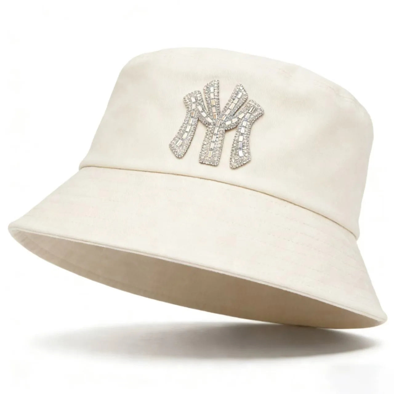 Luxury Cotton Diamond Solid Color Bucket Hat