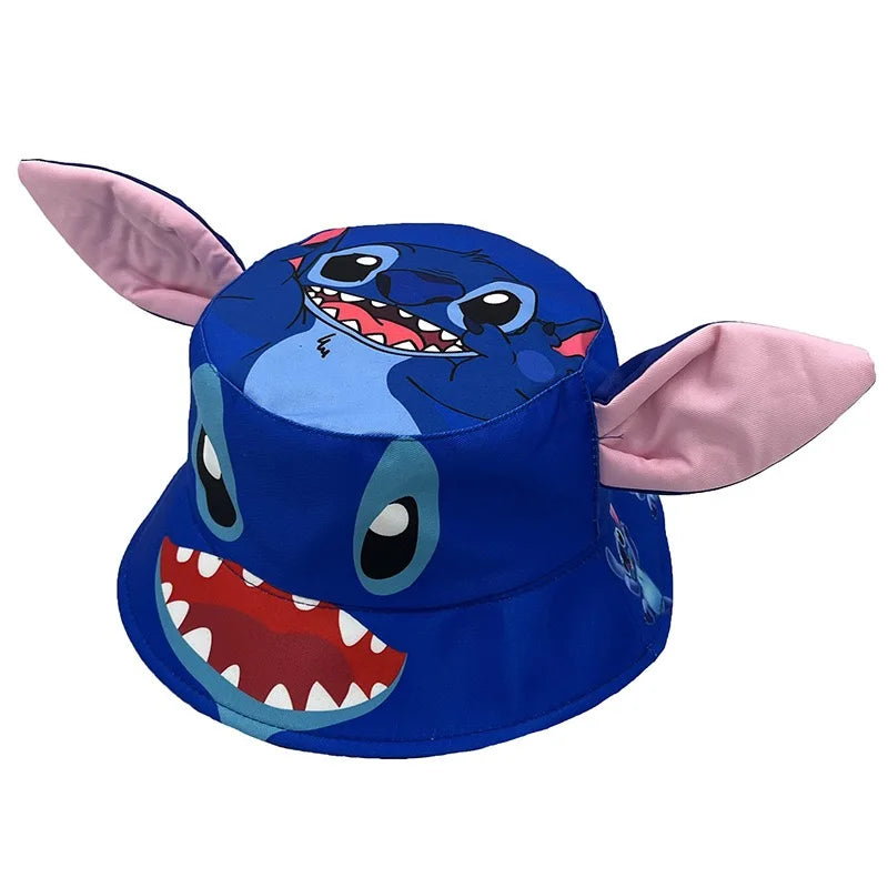 Kids Stitch Angel Cartoon Bucket Hat