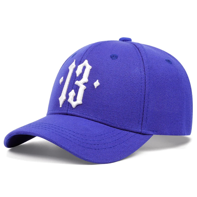 Unisex No.13 Embroidered Baseball Cap
