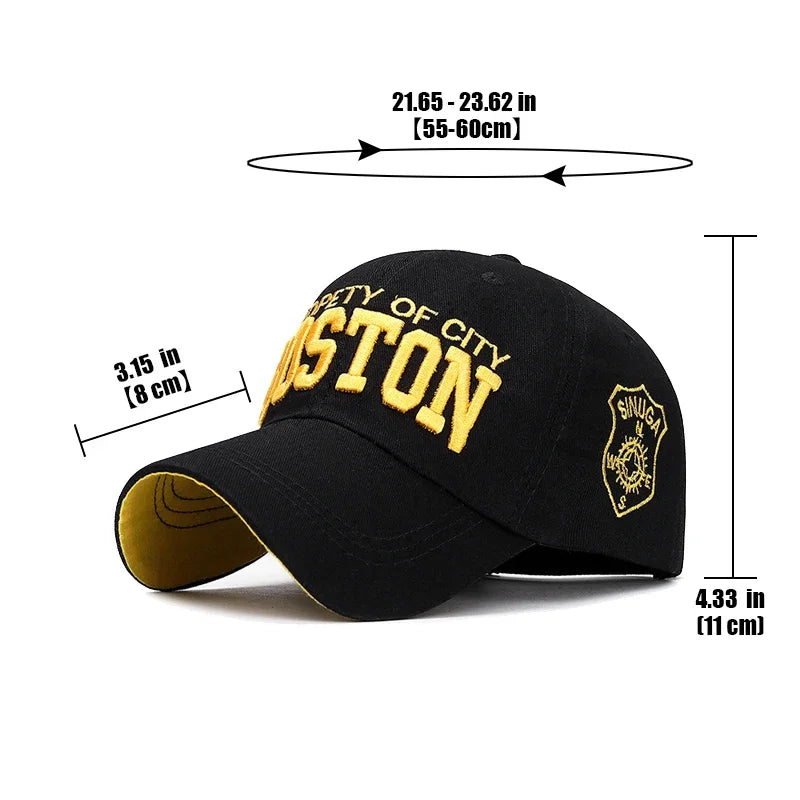 Unisex Baseball Cap Cotton 3D Embroidery Sports Hat