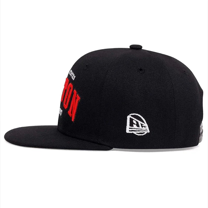 Unisex BOSTON Letter Embroidery Hip-hop Hats