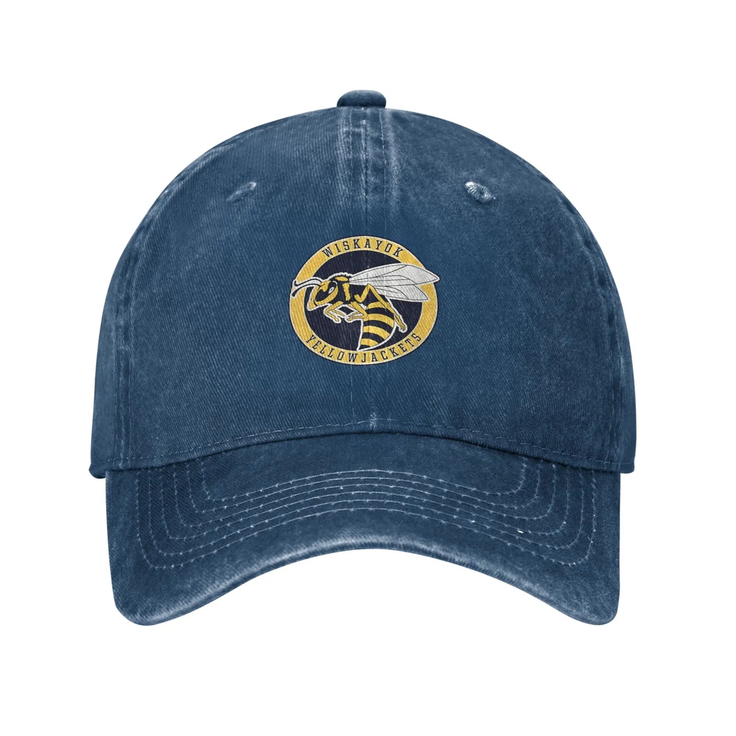Wiskayok WHS Yellowjackets Washed Hip Hop Baseball Cap
