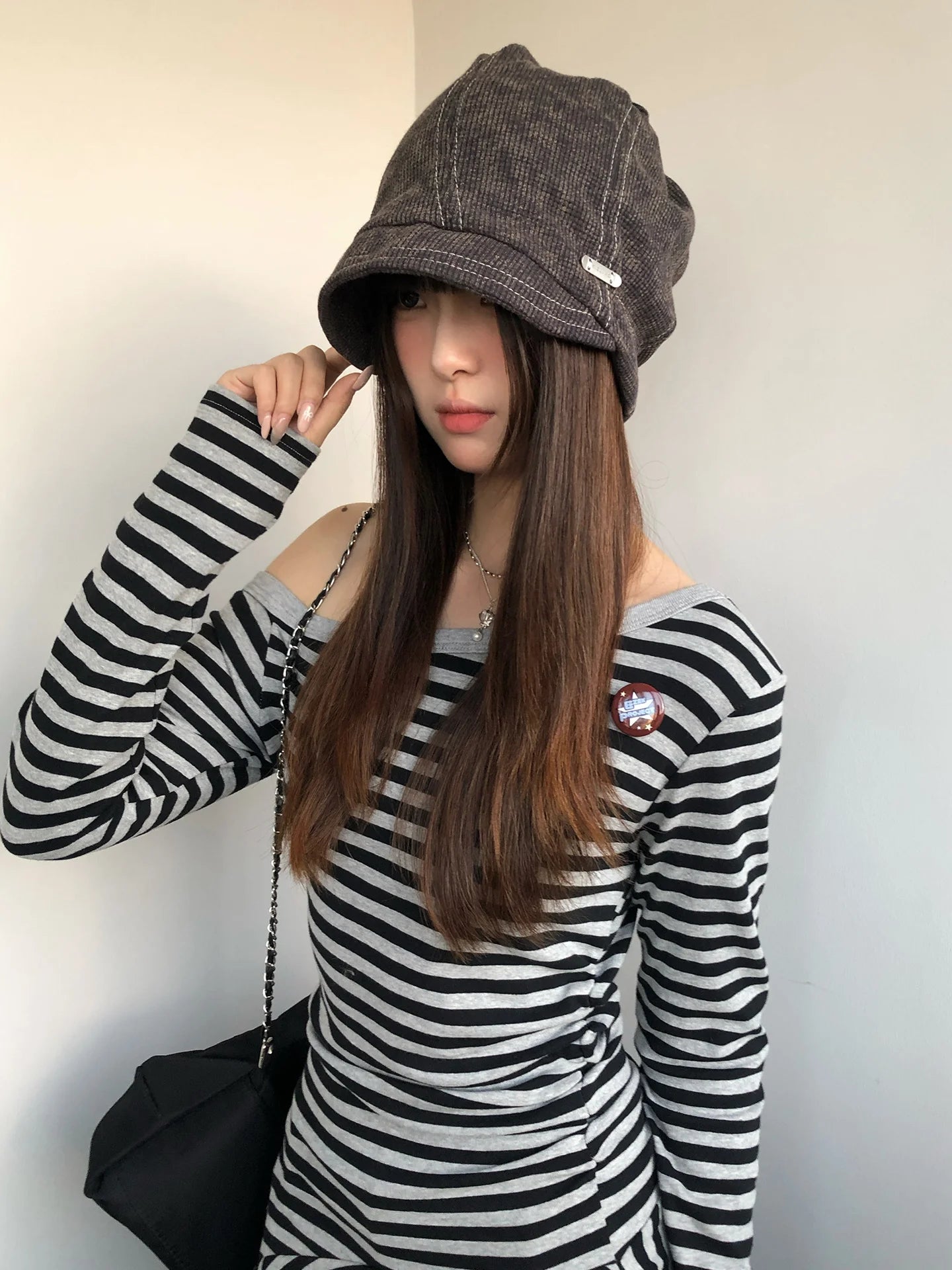 Retro American Oversized Fisherman Bucket Hat